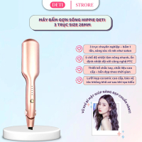Máy Uốn Tóc Xoăn Sóng Nước Hippie 32 Thiết Kế 3 Trục Gốm Sứ Ceramic Cao Cấp, Máy Làm Xoăn Sóng Nước 