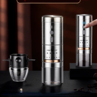 Electric coffee bean grinder household small grinder portable automatic coffee grinder