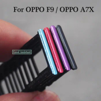 For Oppo A7x / Oppo F9 / F9 Pro Sim Tray Micro SD Card Holder Slot Parts Sim Card Adapter
