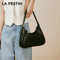 LA FESTIN Bag for Women 2024 New Shoulder Crossbody Bag Leather Bag Fashion Designer Luxury Bag Ladies Handbags