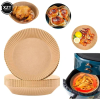 Air Fryer Disposable Paper Liner Non-Stick Oil-proof Parchment Mat for Cooking Microwave Oven Sheets Special Baking BBQ Roasting