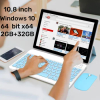 64 Bit 10.8 INCH Windows 10 Tablet PC 2GBDDR3+32GB M6 USB 3.0 X5 Z8350 Quad Core 1.44-GHz 1366 x 768 Pixel 6000mAh
