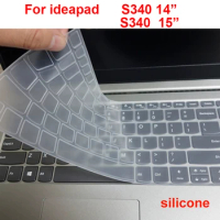 Washable Laptop Keyboard Cover For Lenovo IdeaPad S340 S540 14 S340-14 S340-15 15 Silicone Waterproof Film Notebook Protector
