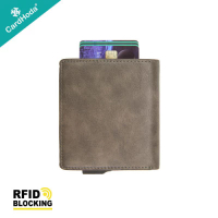 Cardhoda RFID 防盜卡 PU錢包 (灰色) (P04003-J673) 1pc