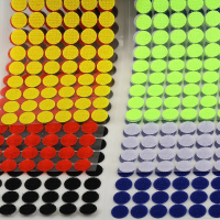 Đủ Size Đủ Màu,Băng Dính Gai Velcro, Nhám Dính Tròn,Khóa Nhám Có Sẵn Keo Dán(GIÁ BÁN THEO CẶP 1 MIẾN