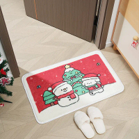 Floor Mat Christmas Carpet Floor Mat Door Mat Toilet Bathroom Absorbent Non-Slip Mat