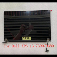 13.3 inch Original For Dell XPS 13 7390 9380 LCD Screen Touch Assembly 1920x1080 FHD 3840x2160 UHD 4K With Cover Silver Tested