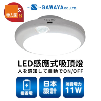 【特力屋】日本SAWAYA LED感應式吸頂燈_白光