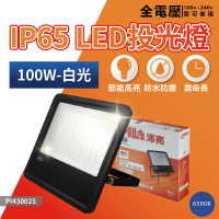 【PILA沛亮】LED 100W 6500K 白光 全電壓 IP65 投光燈 泛光燈 洗牆燈
