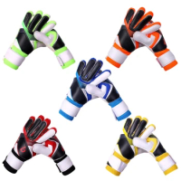 Goalkeeper Gloves, Football Glove Goalkeeper Gloves with Fingersave Goalie Gloves Breathable Football Goalkeeping Gloves