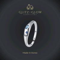 Cincin Wanita Polar Blue Gem Korea Style Premium