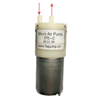 Micro Air Pump DC 12V Sucking Gas Samping Vacuum Pump 370 Type AIR COMPRESSOR