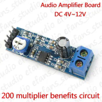 LM386 DC 5V 6V 12V Mini Micro Audio Amplifier Board Amp Module HIFI 200 Multiplier Benefits Circut