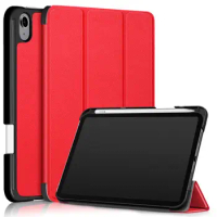 100pcs/Lot For Ipad Mini 6 Leather Cover Case Tab Wake Sleep Function Tablet Protective Shell