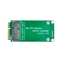 Cablecc mSATA Mini PCI-e SATA SSD Converter 3x5cm to 3x7cm Adapter for Asus Eee PC 1000 S101 900 901 900A T91