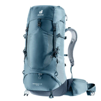 【deuter】AIRCONTACT LITE拔熱式透氣背包40L+10L(3340123霧藍/長途登山包/自助背包客/休閒旅遊包)