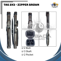 Tas Billiard 2X3 Zipper Premium Series 2 Butt 3 Shaft 2 Pocket / Tas Olahraga Bola Billiard / Tas Bi