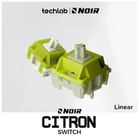 Noir Citron Linear Switch - Linear 58g 5 Pin PCB Mount 5 Pcs
