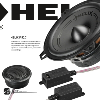 【299超取免運】M5r↯【HELIX F 52C】 德國製造 2音路分音喇叭 二音路分音喇叭 專業汽車音響 F52C