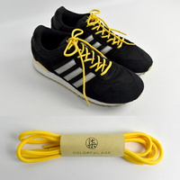 鞋帶 素色鞋帶-黃色【NZG52】