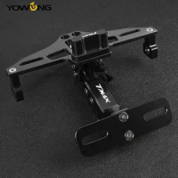 For YAMAHA TMAX 530/500/560 TMax530 SX DX TECH MAX T-MAX 560 Turn Signal LED Light Bracket License Number Plate Holder Frame
