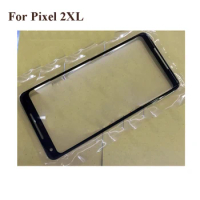 For Google Pixel 2 XL 2XL Front LCD Glass Lens touchscreen Touch screen Outer Screen For Glass without flex Pixel2 XL