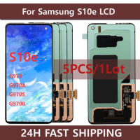 5Pcs/Lot LCD Screen For SAMSUNG Galaxy S10 E G970F G970FD Display S10e LCD Touch Screen Digitizer Assembly Replacement Parts