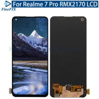 Super AMOLED For OPPO Realme 7 Pro RMX2170 LCD Display Touch Screen Digitizer Assembly Replacement For Realme 7 Pro Phone 6.4"