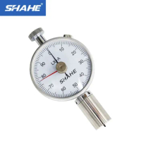 SHAHE Single/Double Needles Shore A C D Hardness Tetser Portable Durometer For Vulcanized Rubber Silicone Tire Plastic Products