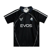 Jersey Evos Esports Hitam Navy Premium | Dry Fit Unisex Gaming & Olahraga XL