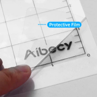 Aibecy 12 Inch Cutting Machinet PP Materia Special Pad Measuring Grid Repalcement Translucenl Adhesive Mat With Clear Film