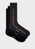 ถุงเท้าผู้ชาย รุ่น M1A-SOCK-H775-1A สี Multi Color (Pack 3)