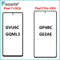 For Google Pixel 7 Front Screen GVU6C GQML3 Outer Glass Touch Panel Replacement For Google Pixel 7 Pro Outer Screen Glass GP4BC