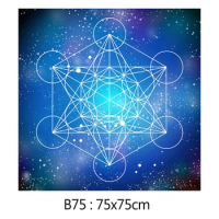 Square Pendulum Divination Altar Tablecloth Board Game Tarot Pad Rune Table Cloth Astrology Oracles Board Mat Dropshipping