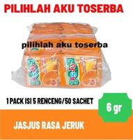 JASJUS JAS JUS Rasa JERUK kemasan renceng - ( HARGA 1 pack )