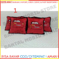 Bantal Kursi Tidur ANAK BAYI BABY BALITA SANDARAN PUNGGUNG PINGGANG JOK MOBIL BONEKA The Cars Merah