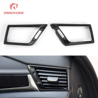 LHD Left Hand Driver Cars Left Right Center Air Conditioner AC Vent Grille Outlet Panel Trim For BMW X1 E84 2010-2015