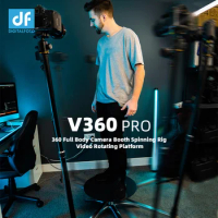 DF V360PRO 360 Degree Full Body Camera Booth Video Spinning Rig Camera Rotating Platform 200kg Payload