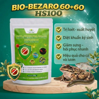 HS100 (250g) - Đặc Trị Cá Xuất Huyết, Trắng Mình, Lở Loét, Lồi Mắt & Gan Thận Yếu