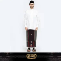 Sarung BHS Excellent Gold Motif E52 SGF SJ Merah
