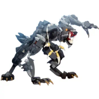 Halloween MOC Bloodthirsty Werewolf Building Blocks Creative Monster Model Bricks Toys Compatible Wi