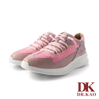 【DK 高博士】輕旅舒適飛織空氣鞋 89-3113-40 粉紅