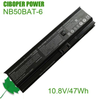 CP Laptop Battery NB50BAT-6 10.8V/47Wh For SHINELON HUIMIEZHE DD2 CLEVO NB50TJ1 NB50TL NB50TK1 N​B50TZ Hasee ZX6-CP5S ZX6-CP5S1