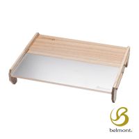 日本Belmont 超輕量多功能戶外木桌/抗菌鈦砧板 BM-264