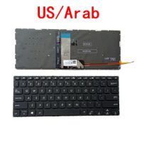 New US Arab Laptop Backlit Keyboard For ASUS VivoBook 14 X415 JA X415JANS X415JF X415JP X415EA X415EA Notebook PC Replacement