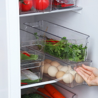 蔬菜保鮮盒透明塑料水果透明子籃大容量儲物洗菜籃冰箱菜品收納盒