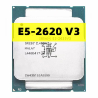 Xeon E5 2620 V3 E5-2620 V3 procesador SR207 2,4 Ghz 6 Core 85W Socket LGA 2011-3 CPU E5 2620V3 Free Shipping