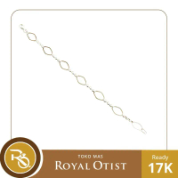 Gelang Emas White Gold Twinny 17 K