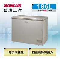 SANLUX台灣三洋 186L 上掀式冷凍櫃 風扇式無霜 SCF-186GF