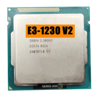 Xeon E3-1230 V2 e3 1230 V2 3.3GHz SR0P4 8M Quad Core LGA 1155 CPU E3 1230 V2 Processor free shipping